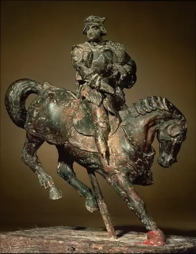 Horse and Rider (Wax Sculpture) Leonardo da Vinci